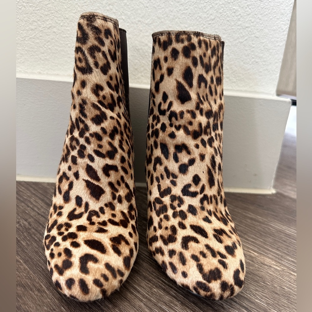 Sam Edelman leopard booties